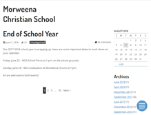 Tablet Screenshot of morweenaschool.org